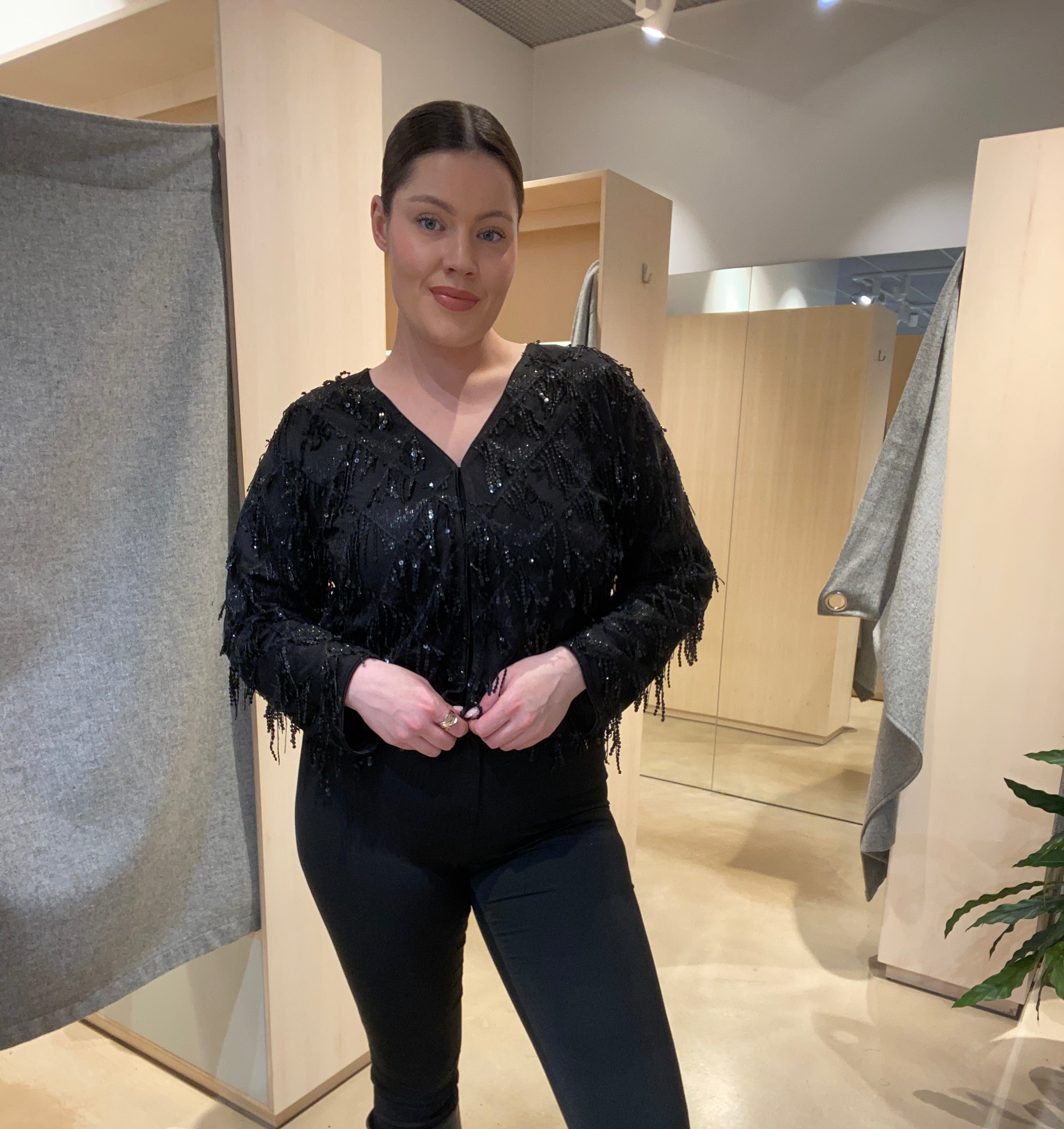 OBJLIOR Cardigan - Black